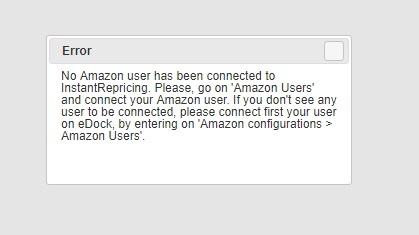 errore amazon IR